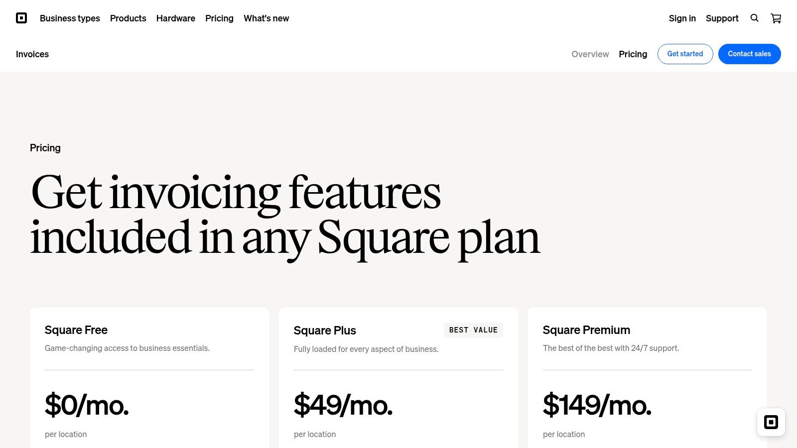 Square Invoices