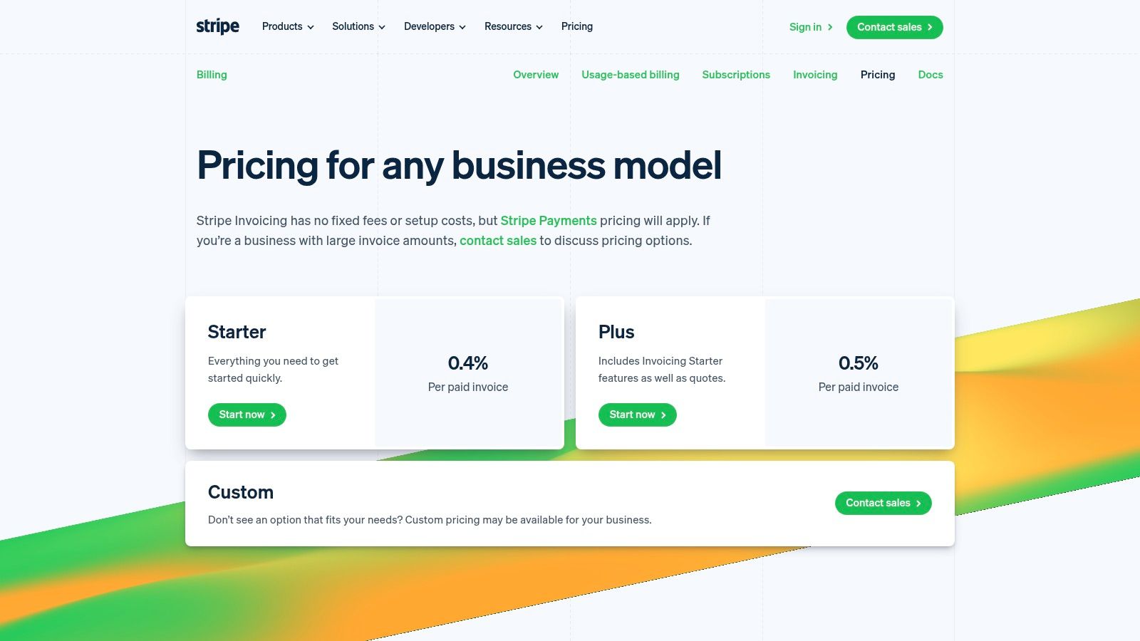 Stripe Invoicing
