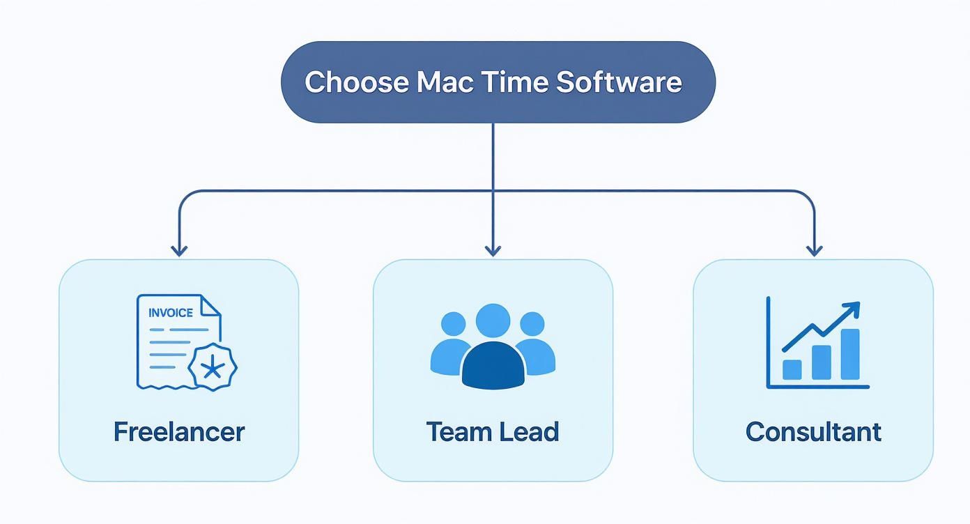 Infographic about time management software comparison