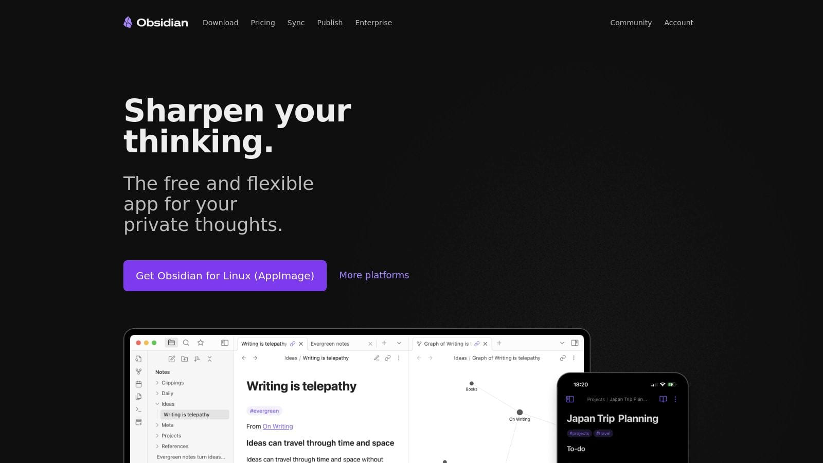 Obsidian knowledge graph view