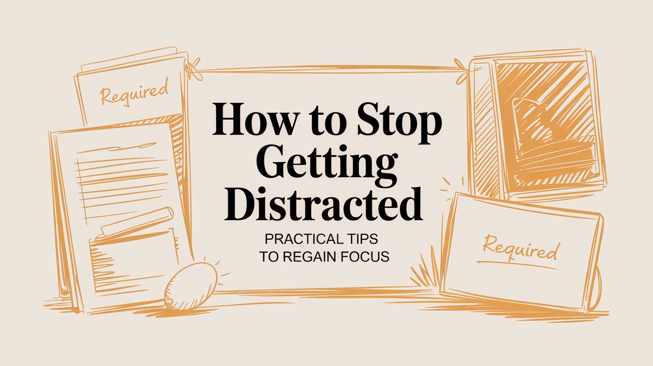 How to stop getting distracted: Practical tips to regain focus